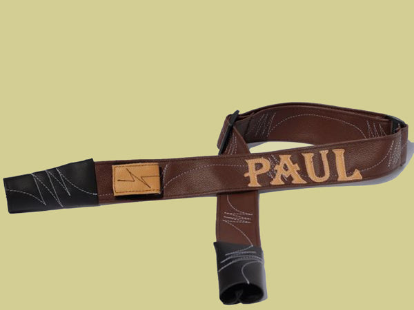 Customized Leatherette Rifle Sling-Brown